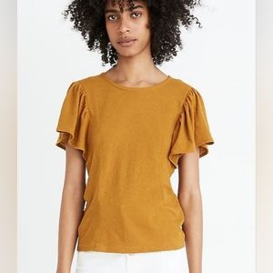 Madewell Flutter-Sleeve Tee (Out of Stock)